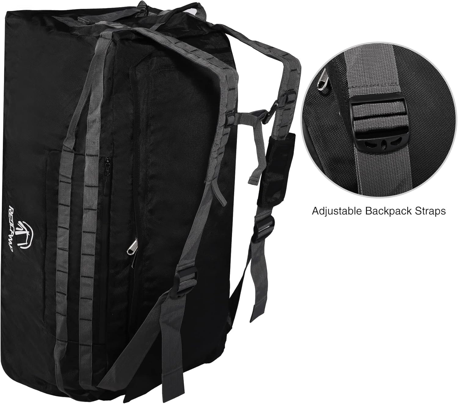 85L/120L/140L Foldable Duffle Bag with Wheels, Large Travel Duffel Bag - Image 2